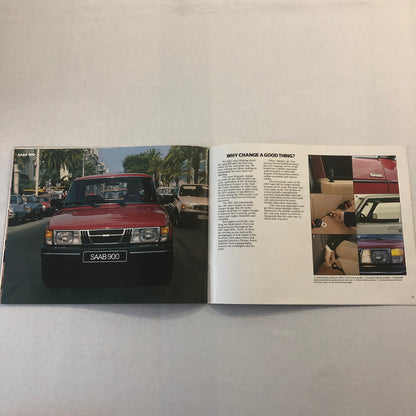1983 Saab 900 Sales Brochure Catalog Advertising Saab 900 Turbo 900S 900 S