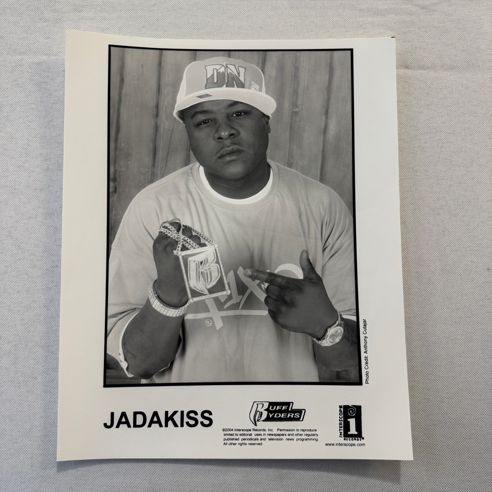 Ruff Ryders Jadakiss Music Publicity Press Photo Photograph Rap Rapper Hip Hop
