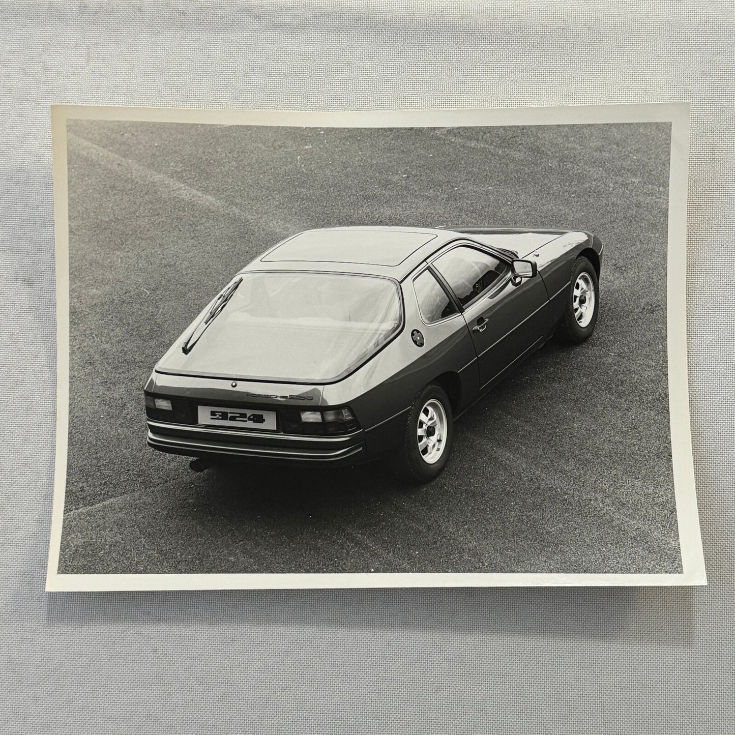 Porsche 924 Car Factory Press Photo Photograph Vintage 1978