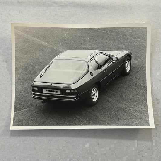 Porsche 924 Car Factory Press Photo Photograph Vintage 1978
