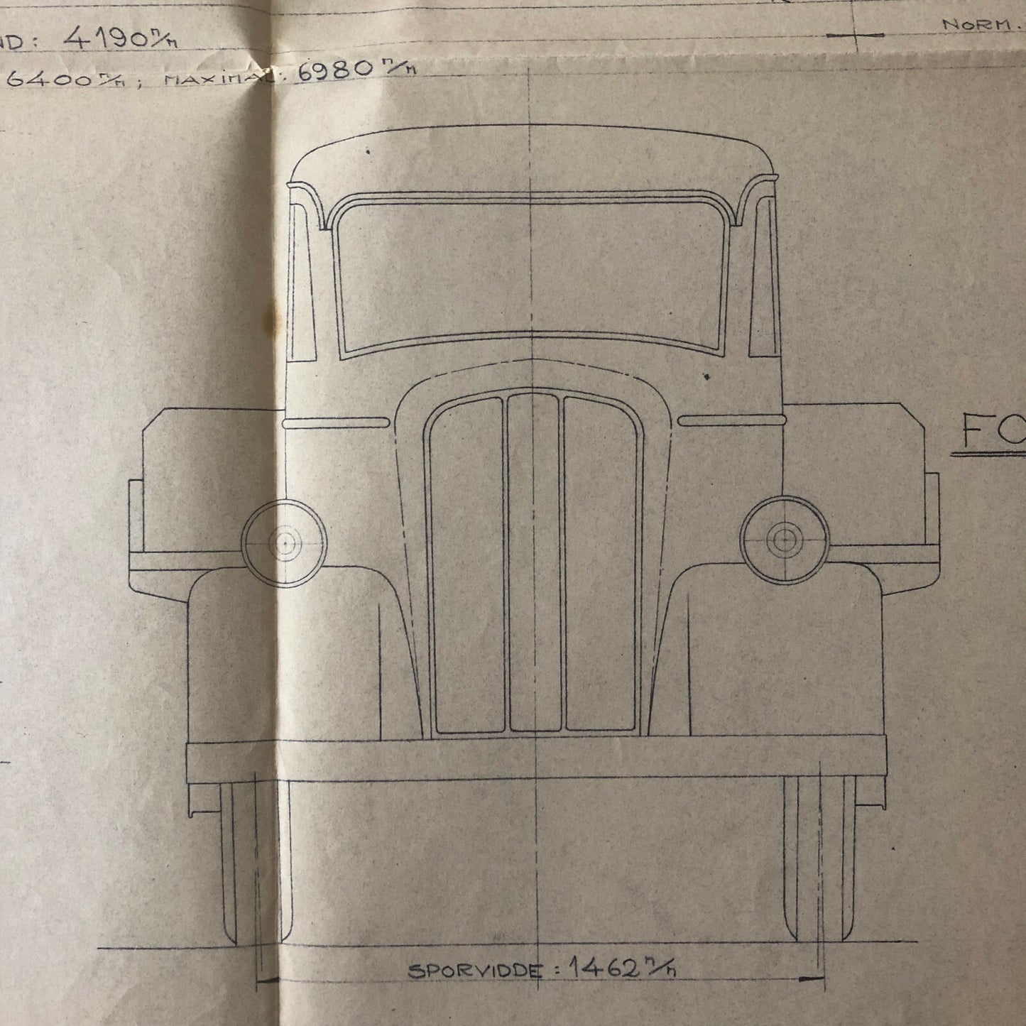 1934 Coachbuilder Truck Design Blueprint Rendering Blue Print Coach Pickup Truck