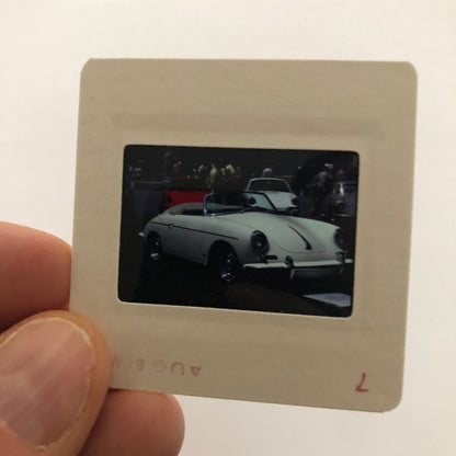 Porsche 356 Cabriolet Convertible Car Show 35mm Photo Slide Vintage 1981