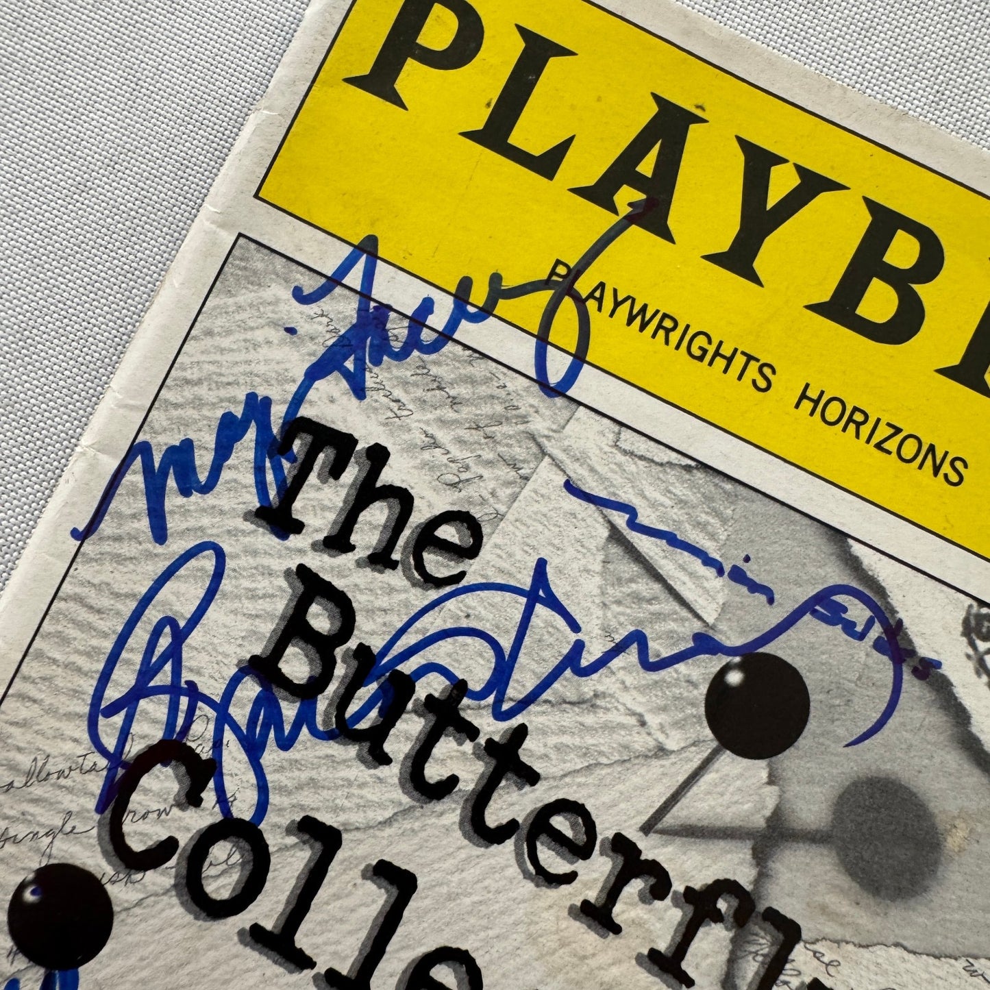 The Butterfly Collection Cast Signed Theater Playbill Autographed Signature 2000