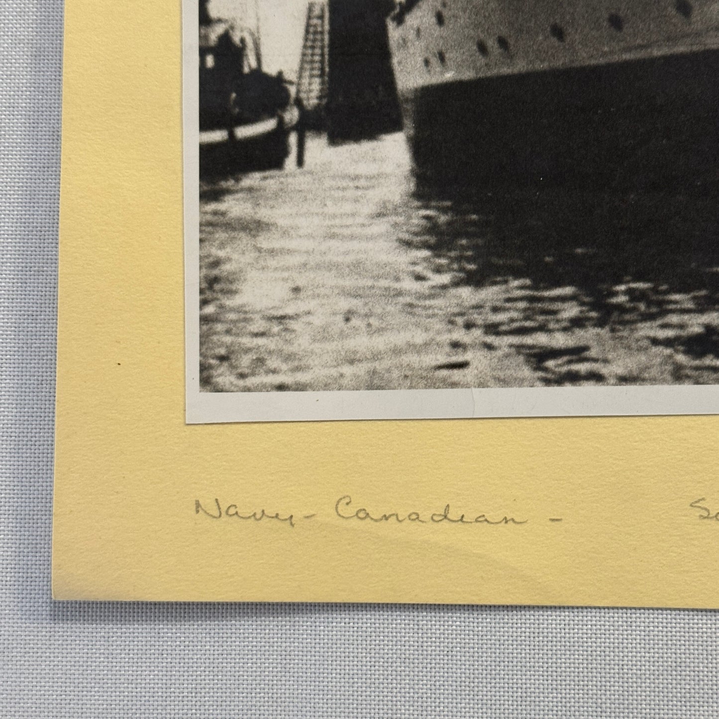 Royal Canadian Navy Submarine Chaser Ship Boat Photo Photograph