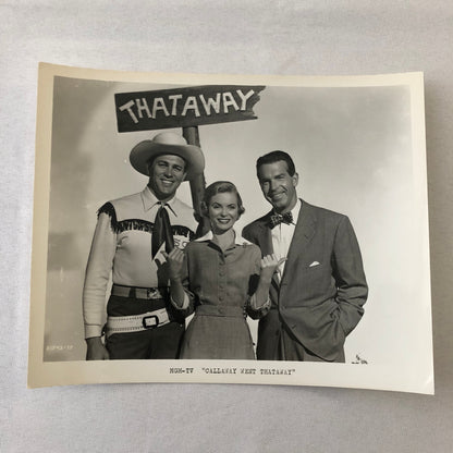 Callaway Went Thataway MGM TV Television Photo Photograph Print Actress Actor
