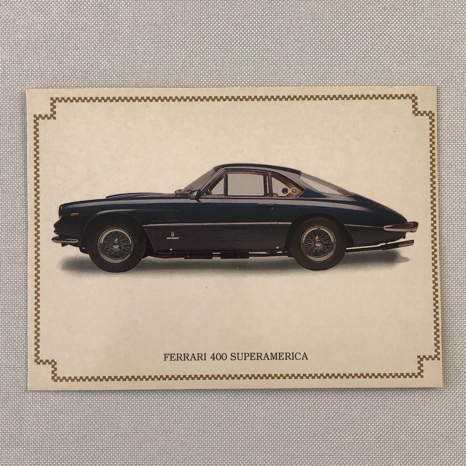 Ferrari 400 Superamerica Postcard Post Card Super America