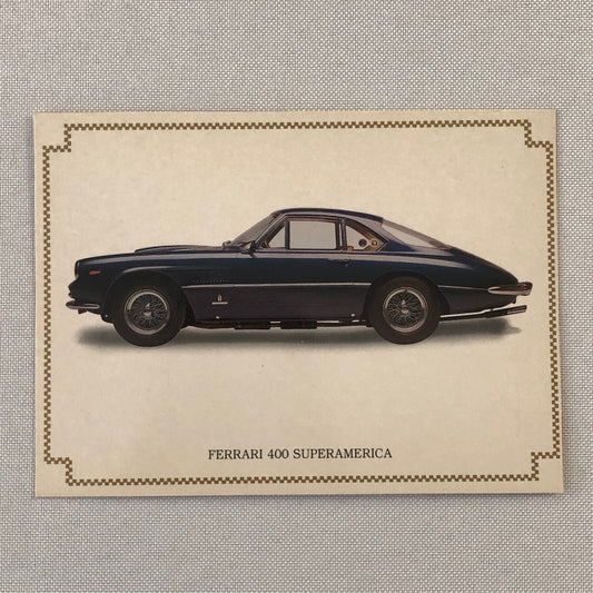 Ferrari 400 Superamerica Postcard Post Card Super America
