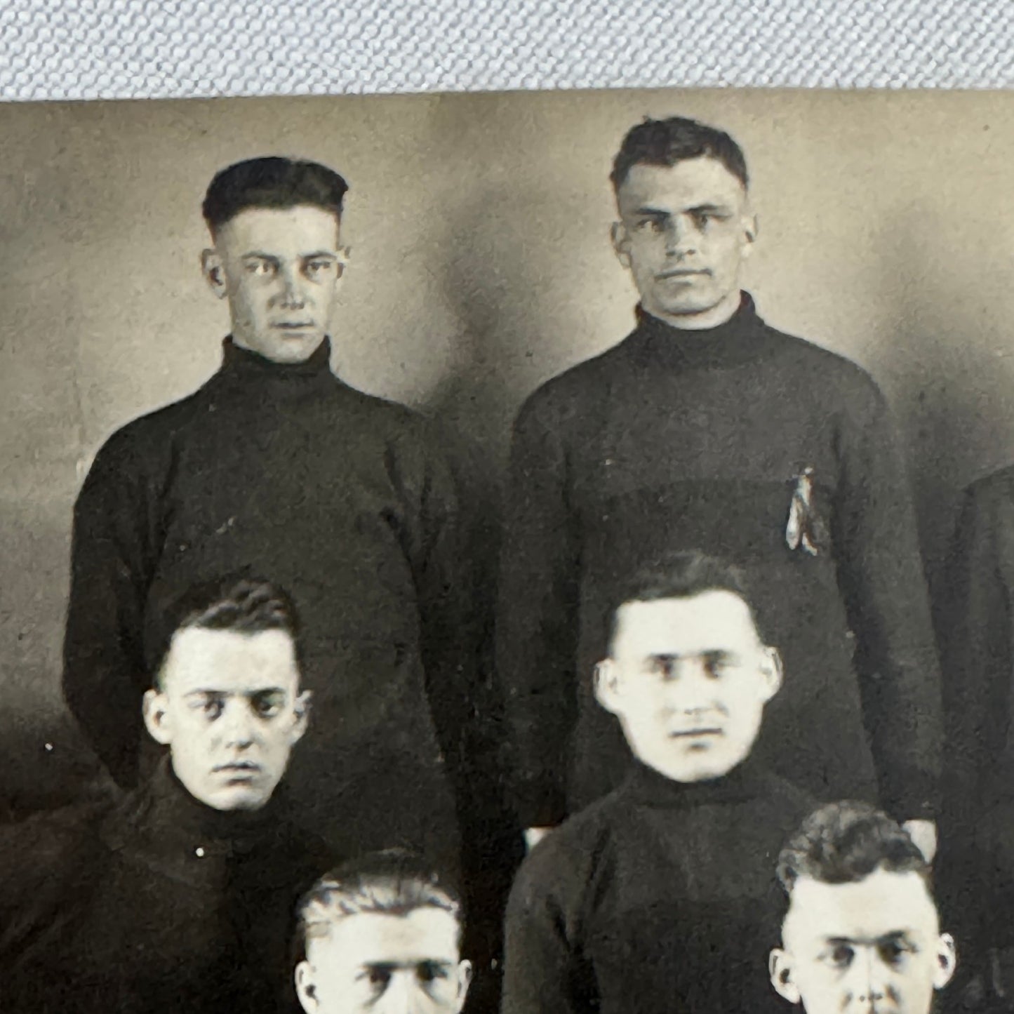 Antique Hockey RPPC Real Photo Postcard Post Card Amateur Team Players