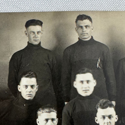 Antique Hockey RPPC Real Photo Postcard Post Card Amateur Team Players