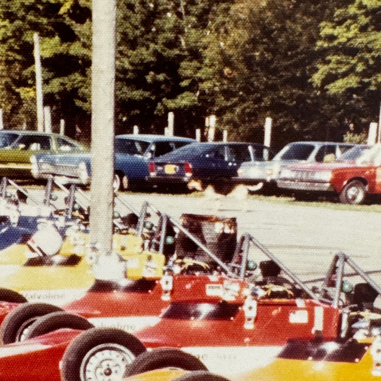 Vintage Car Racing Photo Circuit Mont Tremblant Quebec Photograph