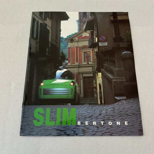 Bertone Slim Concept Car Prototype Sales Brochure Catalog 2000