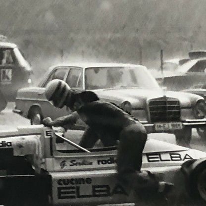 Vintage 1975 Formula 2 F2 Racing Photo Photograph Salzburgring Gabriele Serblin