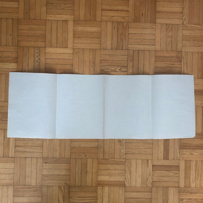 Vintage Porsche Reutter & Co Coachbuilder Factory Part Blueprint Document German