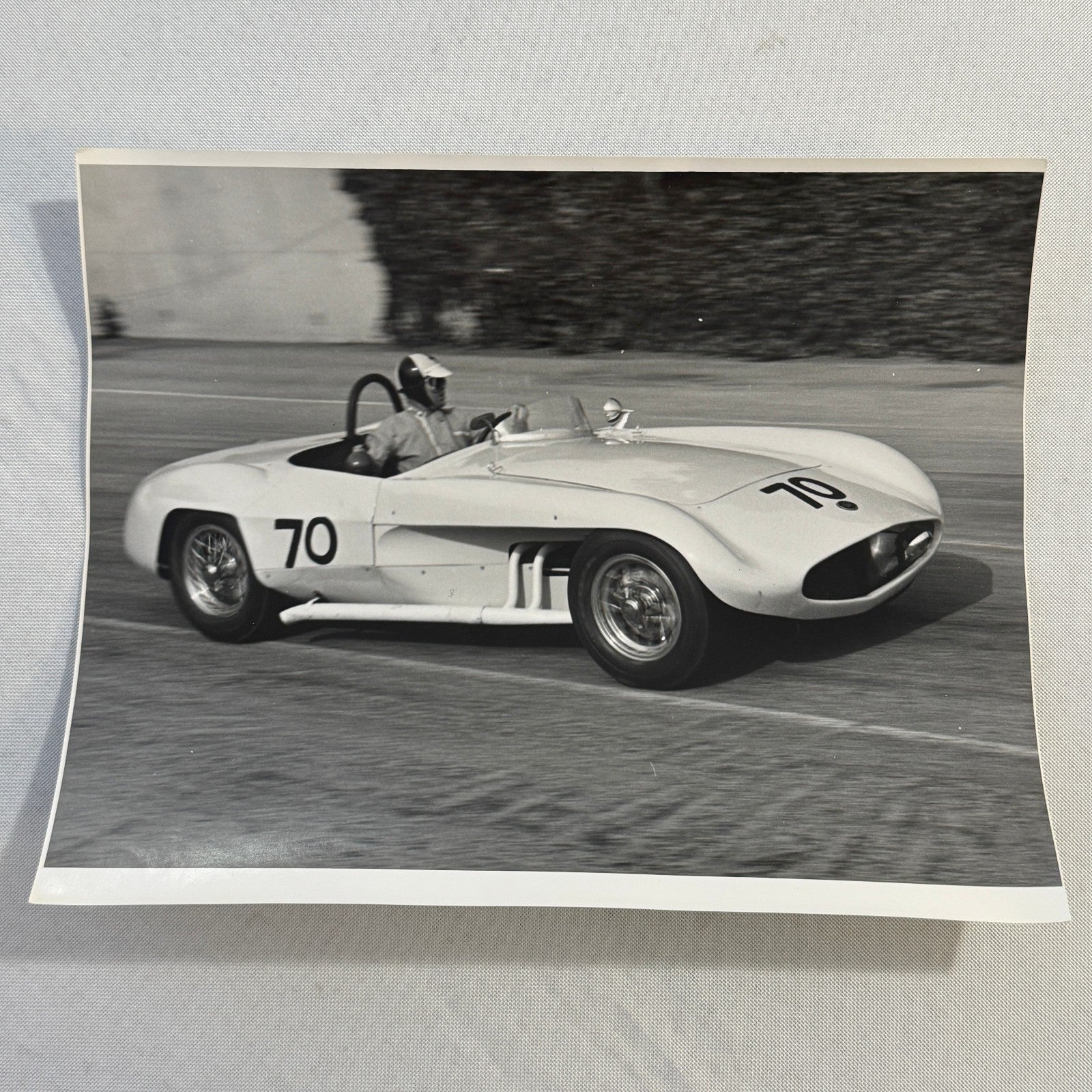 Vintage Racing Photo Photograph Bob Drake Old Yeller Max Balchowsky Hot Rod