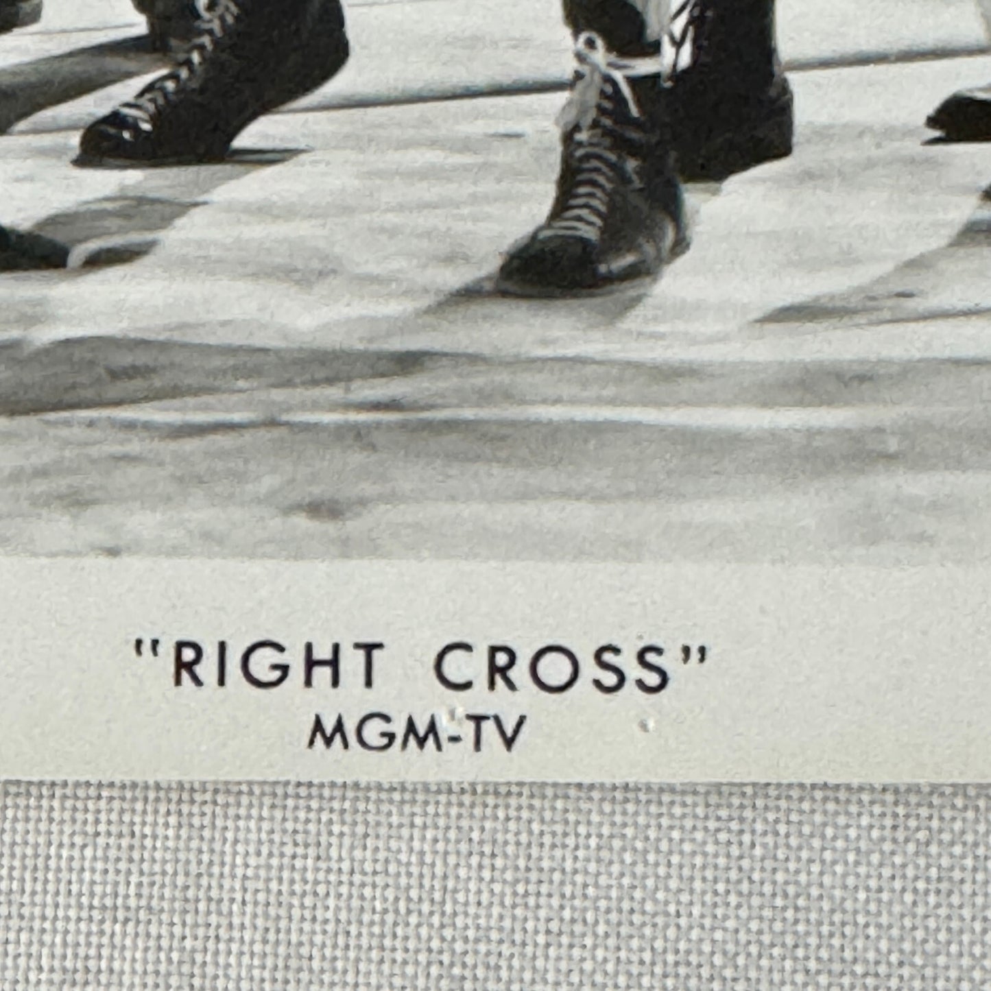 Vintage Movie Press Photo Photograph Right Cross MGM TV Boxing Boxer