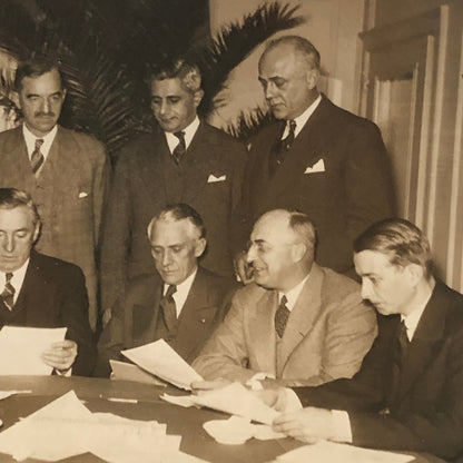 Press Photo Photograph Mayors Discuss Federal Relief Underwood & Underwood