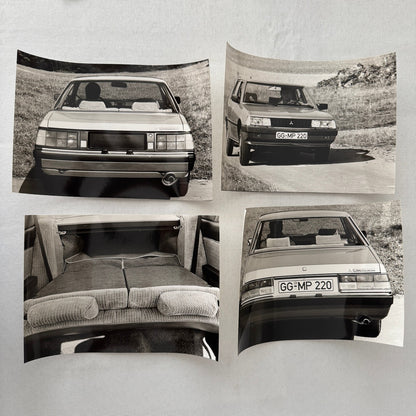 Vintage Mitsubishi Car Press Kit Photos Brochure Galant Lancer Turbo Colt GERMAN