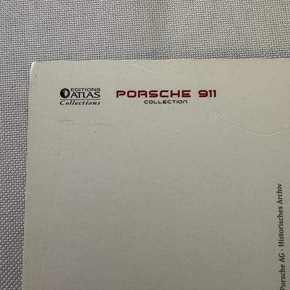 Porsche 911 Convertible Postcard Vintage Image Printed 2015