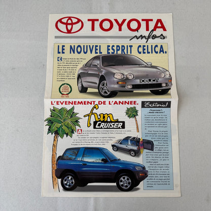 Toyota European Sales Brochure Celica Previa MR Supra 4Runner Land Cruiser 1994