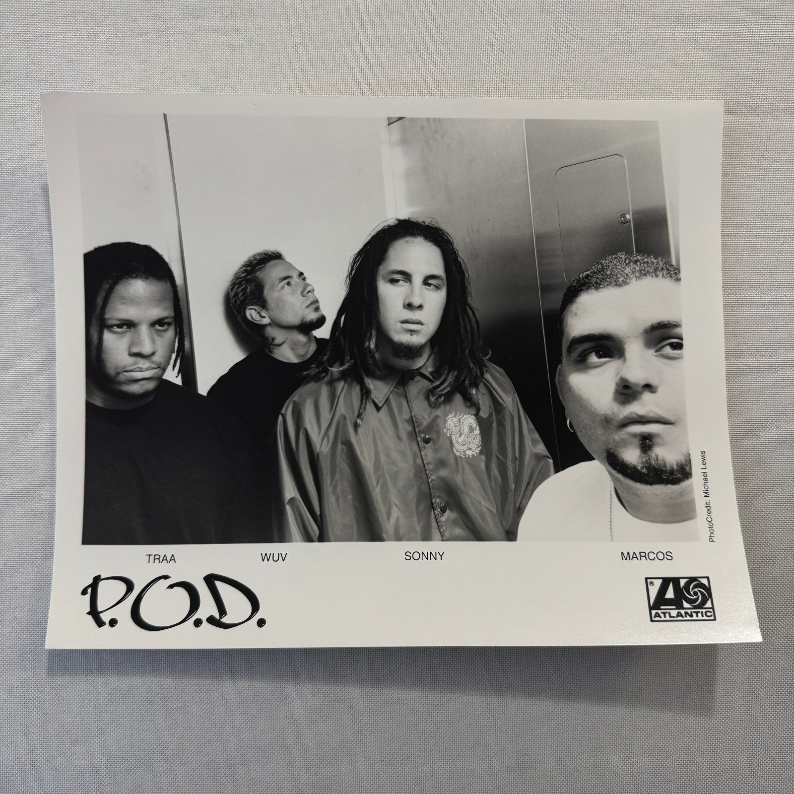 P.O.D. Music Publicity Press Photo Photograph Band Payable on Death