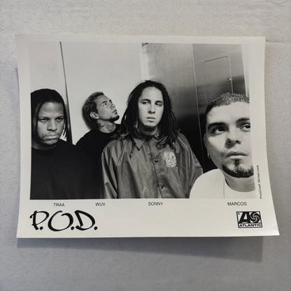 P.O.D. Music Publicity Press Photo Photograph Band Payable on Death