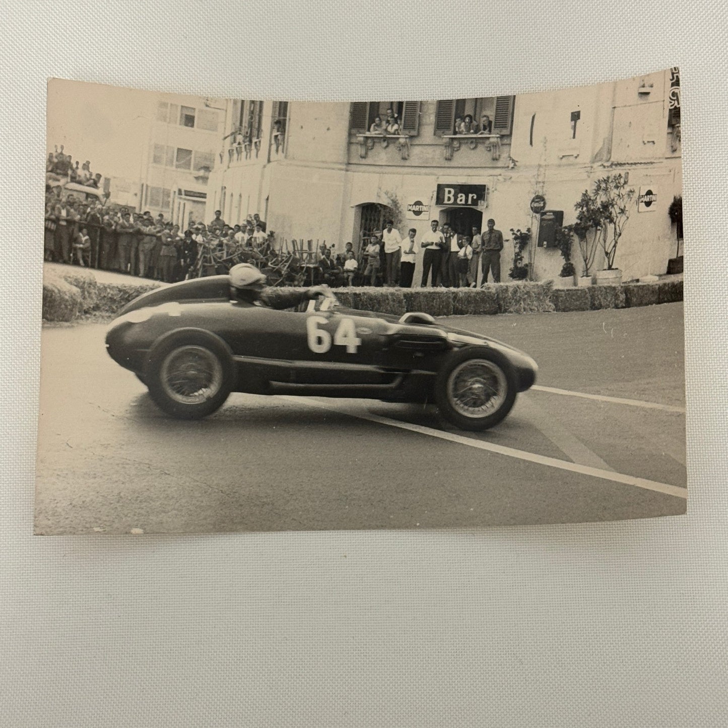 Vintage Racing Car Photo Photograph Print