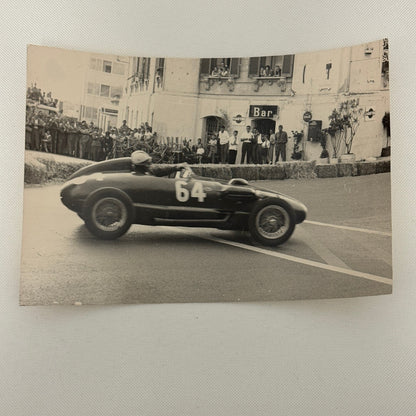 Vintage Racing Car Photo Photograph Print