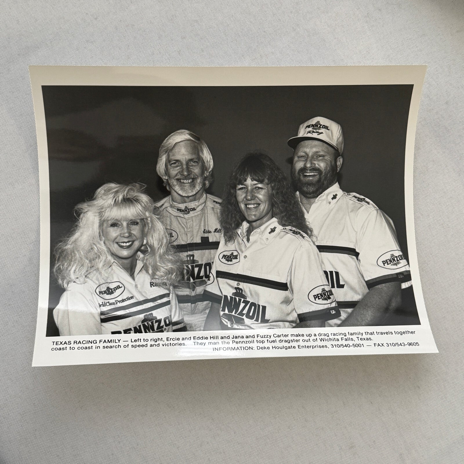 Vintage Pennzoil Racing Press Kit Top Fuel Dragster Pontiac Trans Am