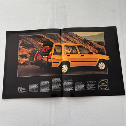 1983 Toyota Tercel Car Sales Brochure Catalog SR5 Wagon Liftback 4WD Vintage