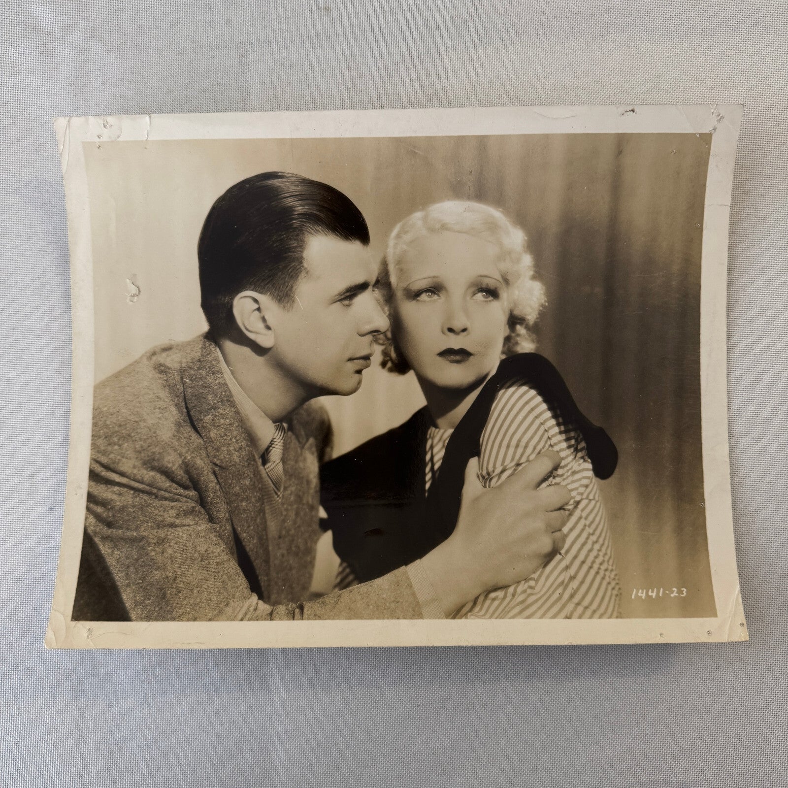 Vintage Movie Press Photo Photograph Unidentified Actor Actress