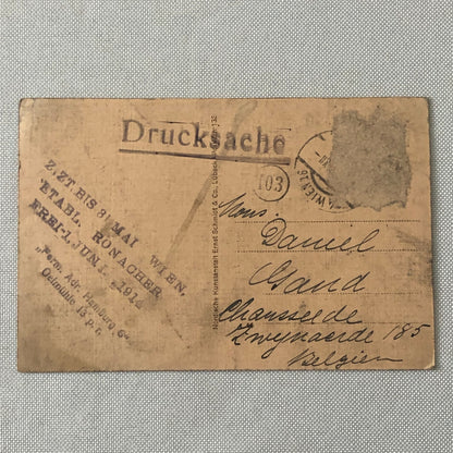 Circus Acrobat Act Performer Postcard Post Card Brothers Dalf Vintage