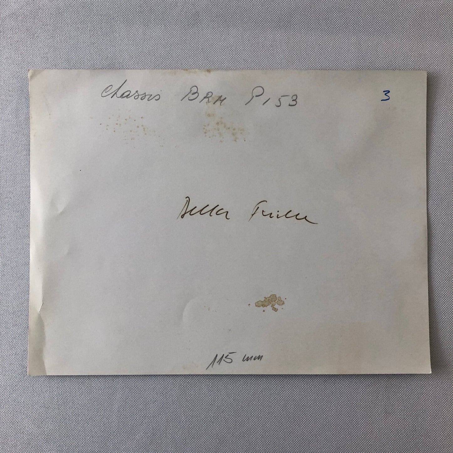 Vintage Racing Photo Photograph BRM P153 Car