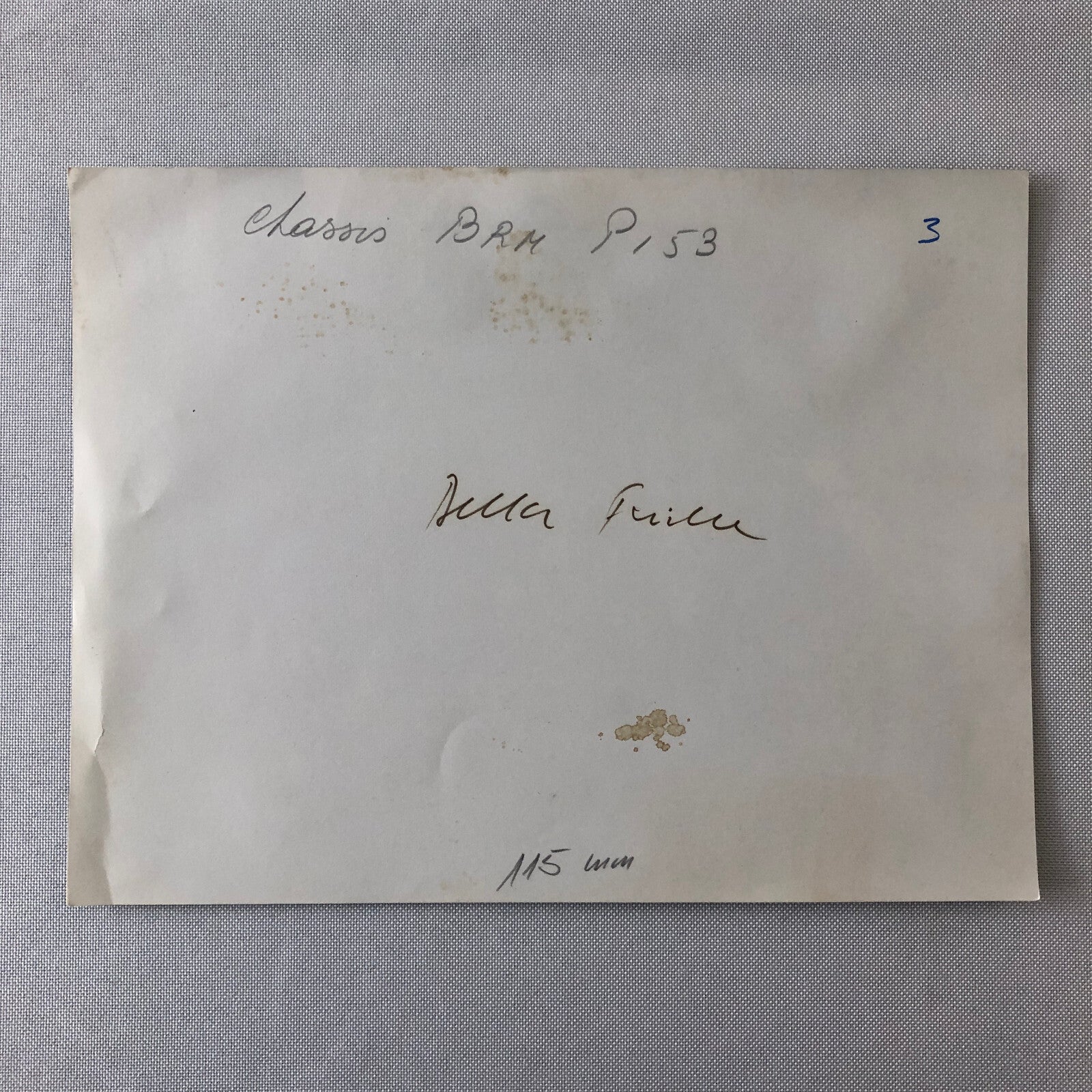 Vintage Racing Photo Photograph BRM P153 Car