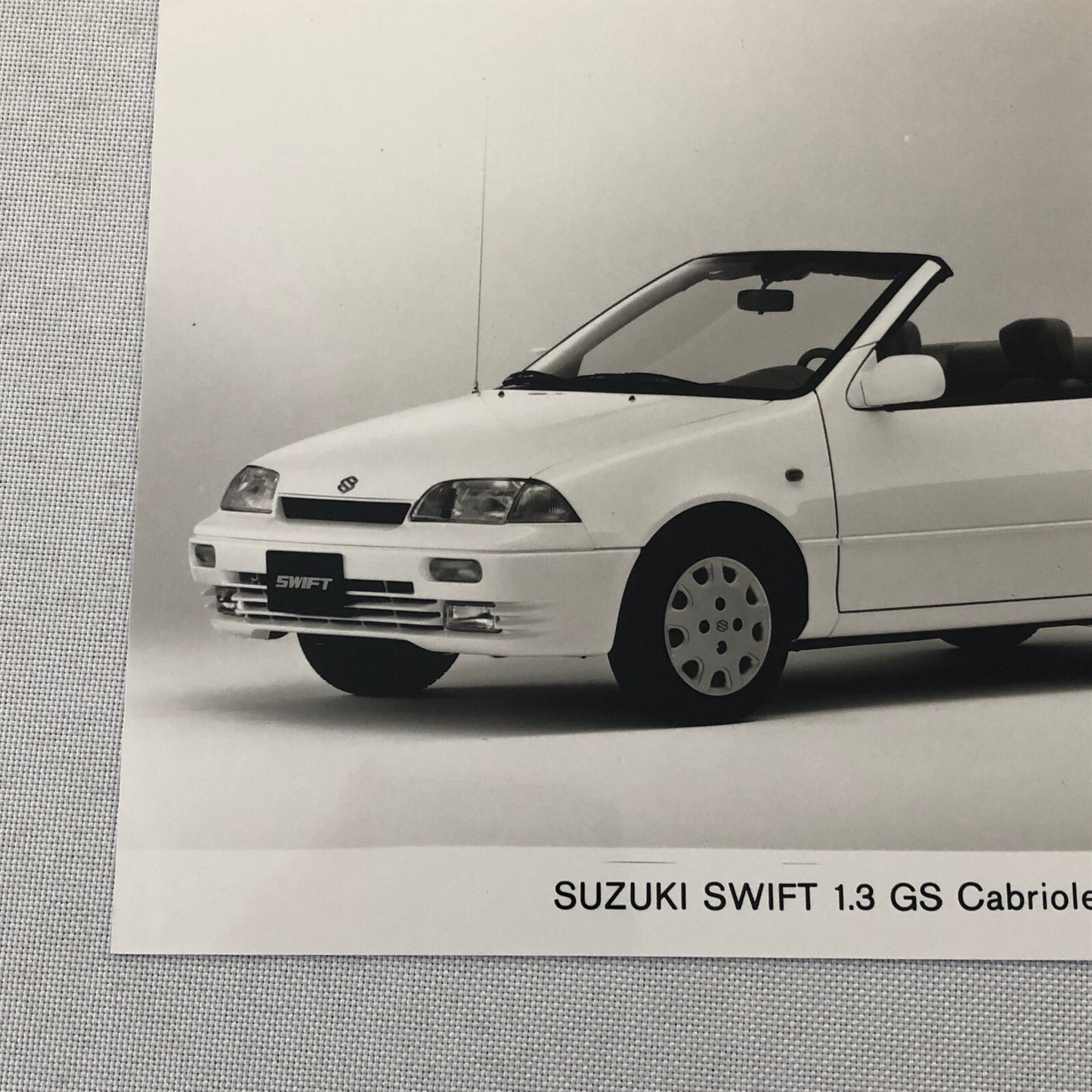Suzuki Swift GS Cabriolet Convertible Car Factory Press Photo Photograph
