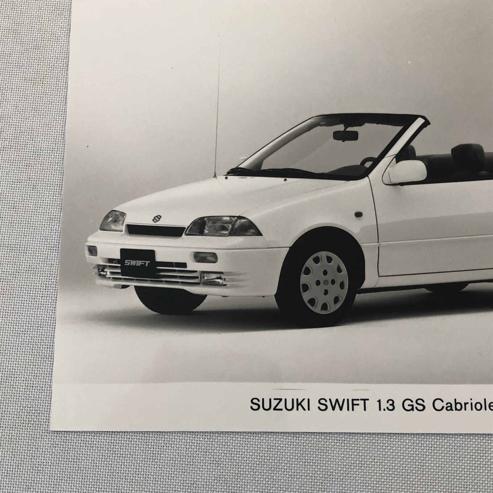 Suzuki Swift GS Cabriolet Convertible Car Factory Press Photo Photograph