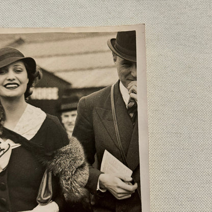 Beautiful Society Woman at Aintree Great Britain UK Press Photo Photograph 1933