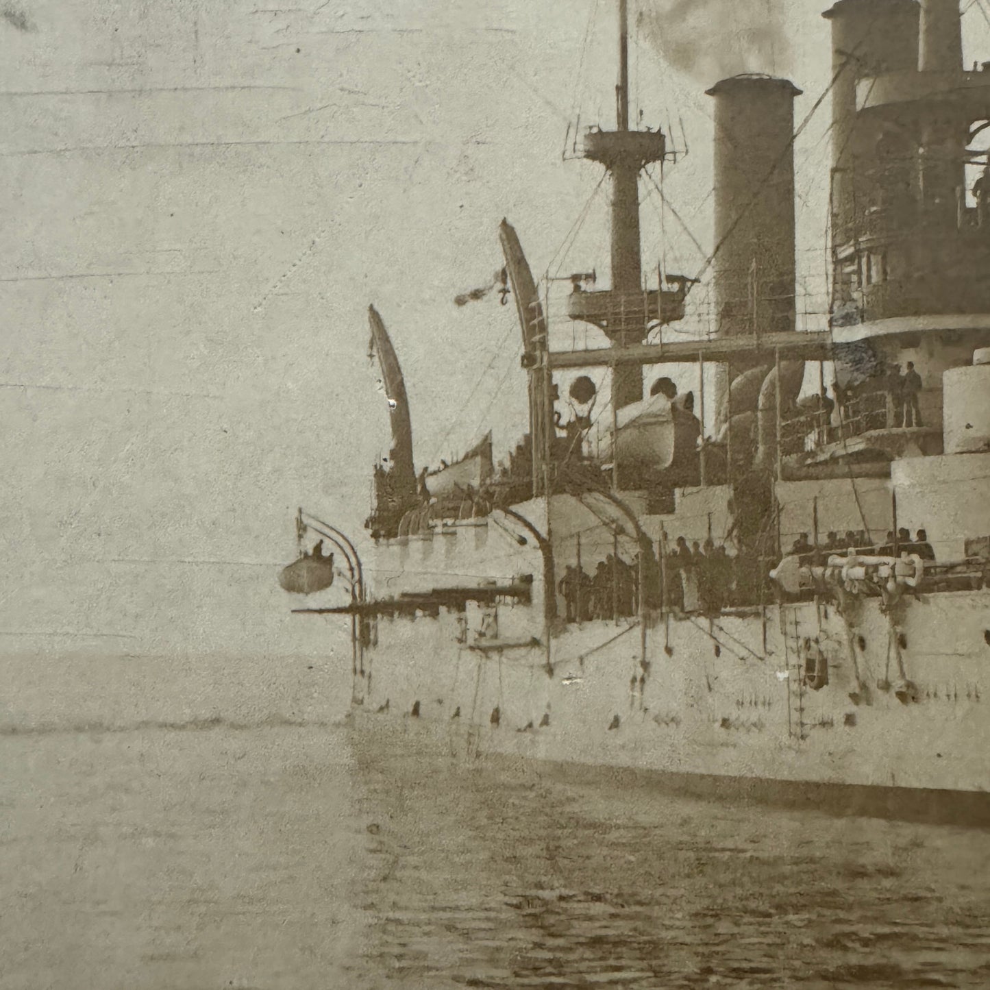 Vintage Boat Ship Photograph Nautical Antique Photo On Board