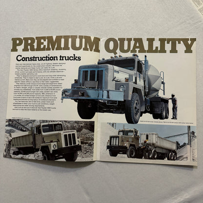 International Paystar 5000 Series Truck Sales Brochure Catalog F-5050 F-5070 +