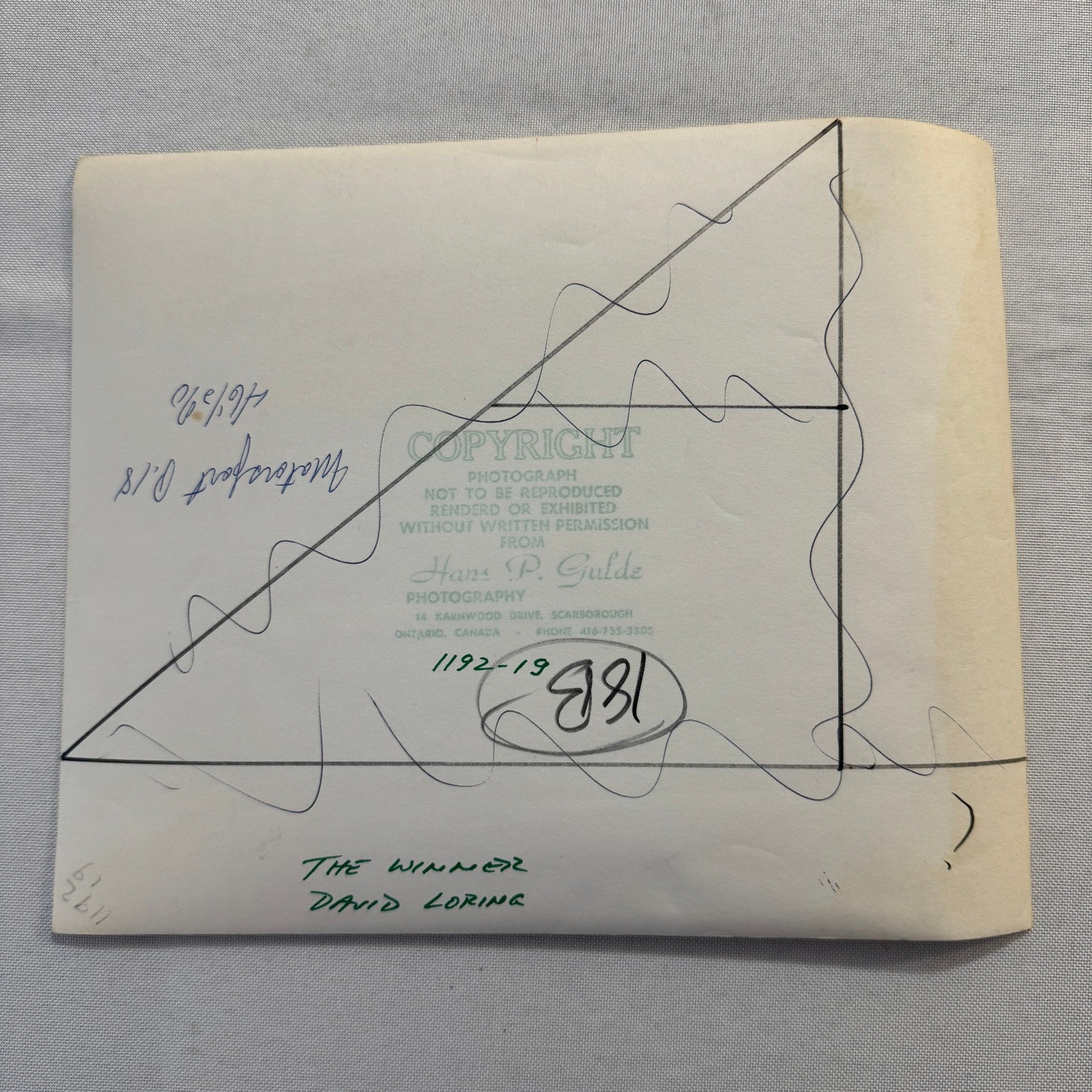 Vintage Car Racing Photo David Loring Race Driver Press Photograph Print