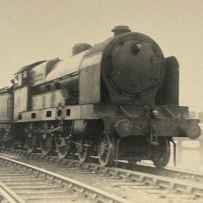 Vintage Train Locomotive Photo Photograph