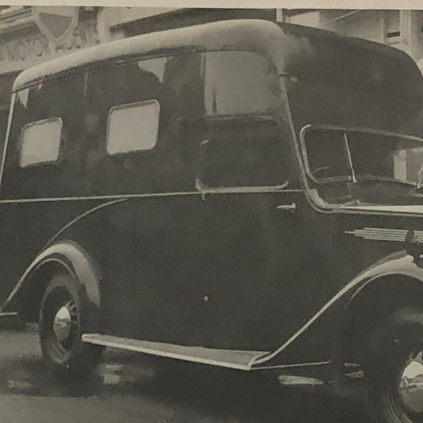 Vintage 1938 1938 Vauxhall 25 Van Photo Photograph Postcard Post Card RPPC ? 