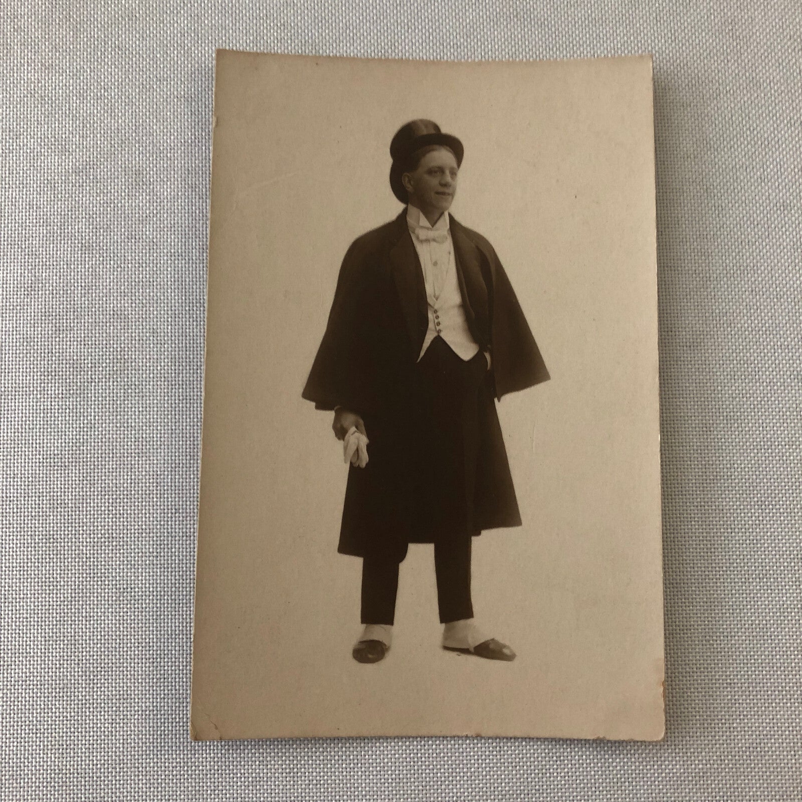 Circus Performer Real Photo Postcard Post Card RPPC Photograph French