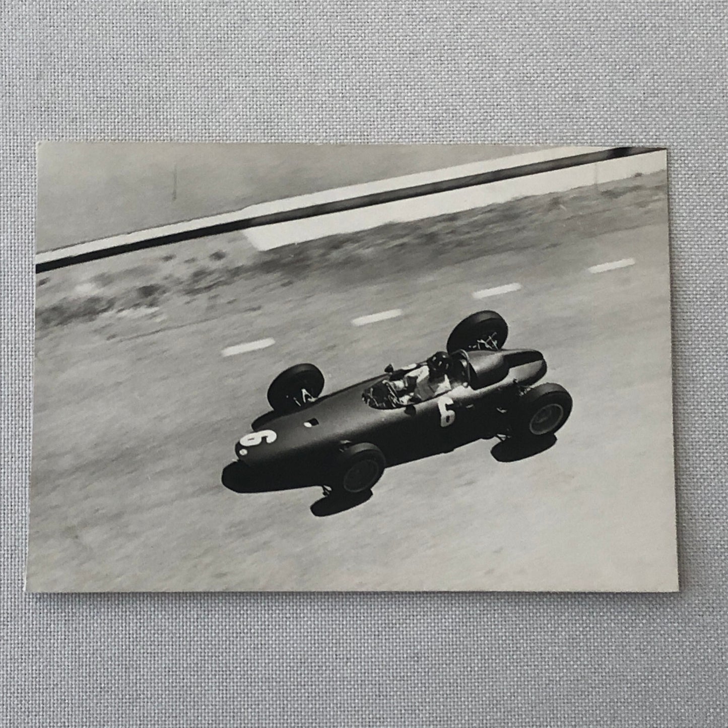 Vintage Racing Photo Photograph BRM Car Graham Hill 1963 Bernard Cahier