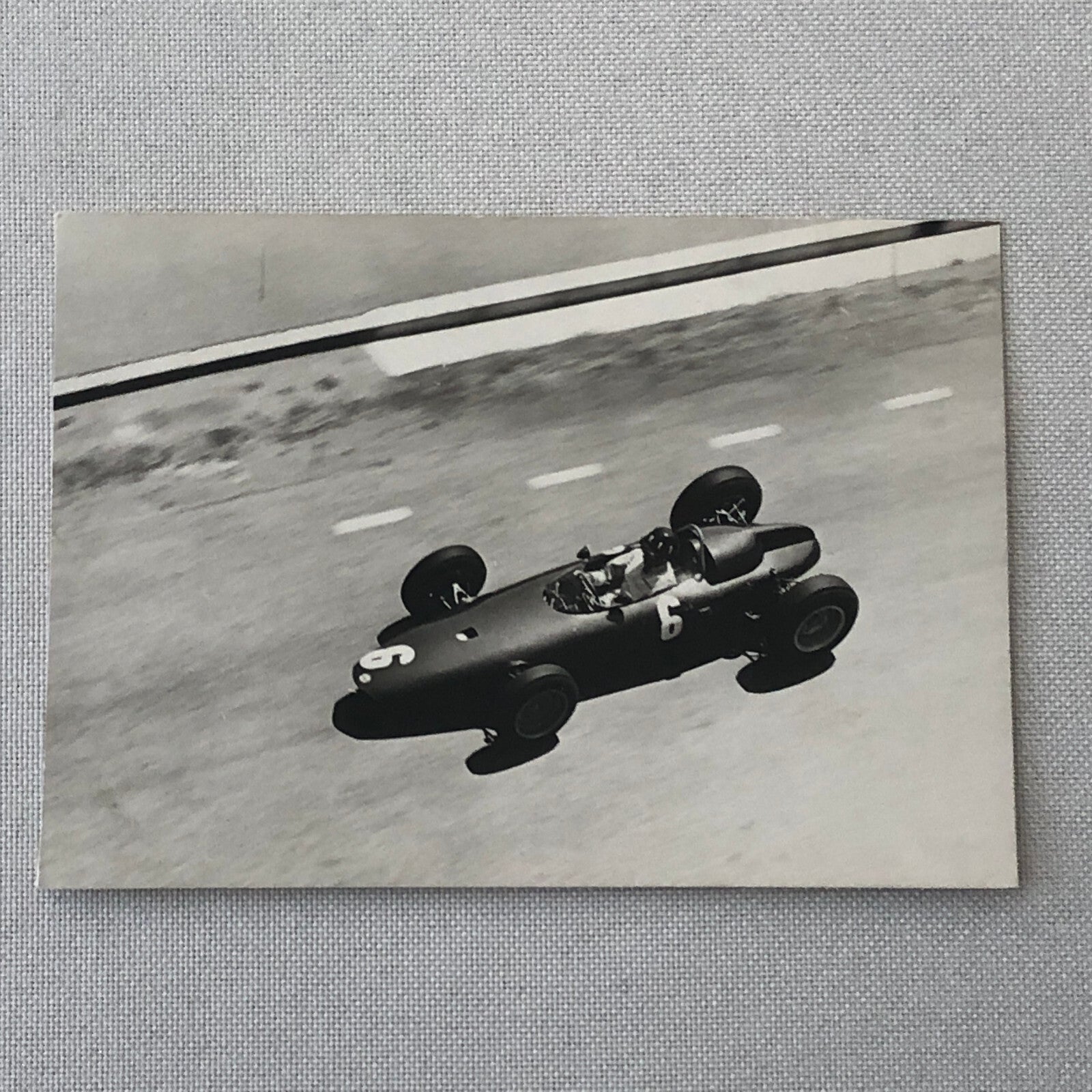 Vintage Racing Photo Photograph BRM Car Graham Hill 1963 Bernard Cahier