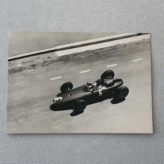 Vintage Racing Photo Photograph BRM Car Graham Hill 1963 Bernard Cahier