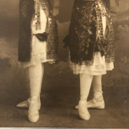 Circus Performer Women Dancers Acrobats Real Photo Postcard RPPC Hermanas Santos