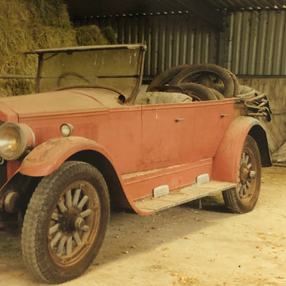 Vintage Buick 30 HP Car Barn Find Car Photo Photograph Print - 1924 1925 ? 