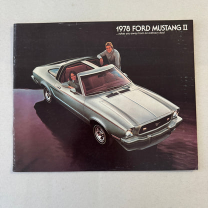 1978 Ford Mustang II Sales Brochure Catalog Mustang Cobra King Cobra Mach 1 Ghia