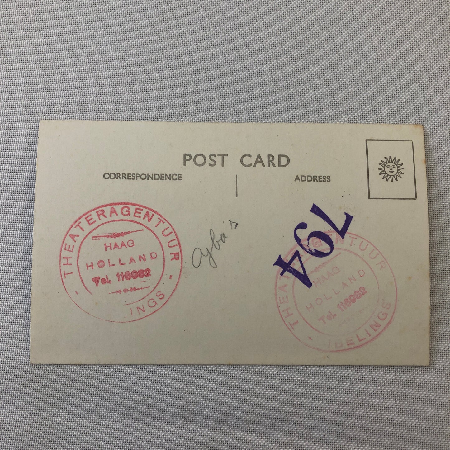 Circus Performer Man Woman Bicycle Balancing Act Bike Real Photo Postcard RPPC