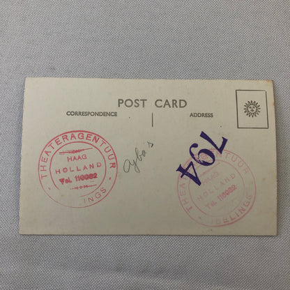 Circus Performer Man Woman Bicycle Balancing Act Bike Real Photo Postcard RPPC